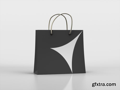 Hq Paper Bag Mock-up Template