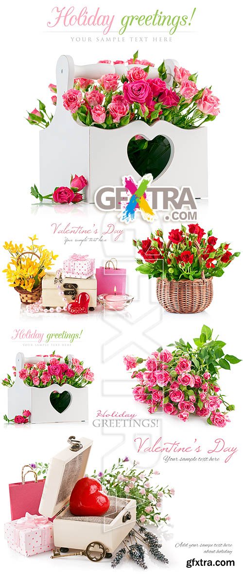 Stock photo - Roses & Valentine