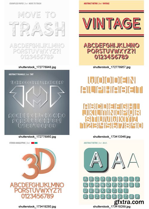 Amazing SS - Alphabets 4, 25xEPS