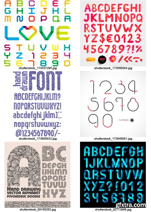 Amazing SS - Alphabets 4, 25xEPS