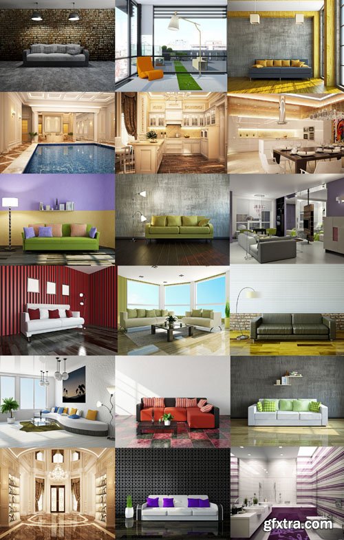 Collection of Interiors Vol.14, 25xUHQ JPEG