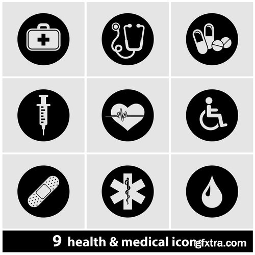 Amazing SS - Health care symbol 2, 25xEPS