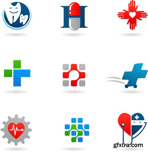 Amazing SS - Health care symbol 2, 25xEPS