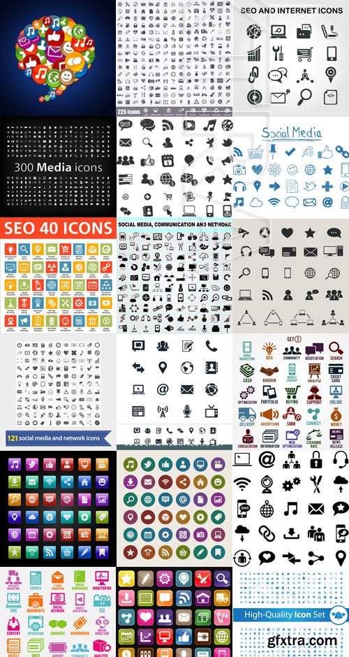 Amazing SS - Media Icon 2, 25xEPS