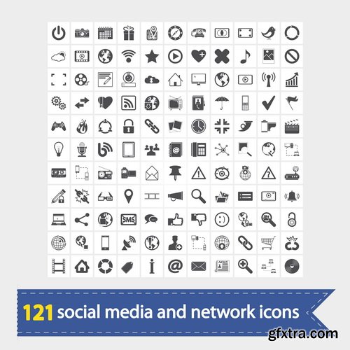 Amazing SS - Media Icon 2, 25xEPS