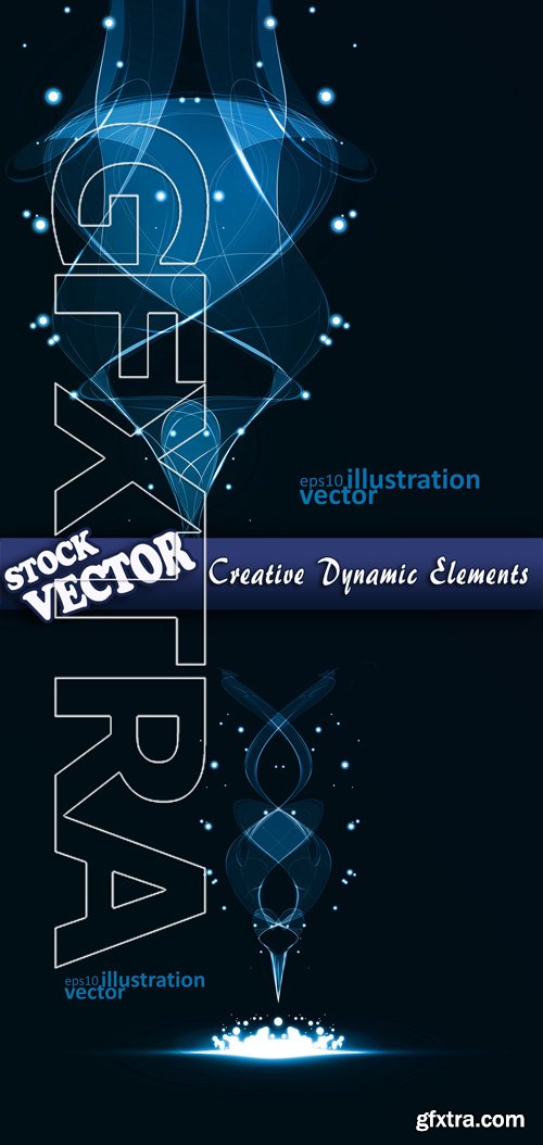 Stock Vector - Creative Dynamic Elements