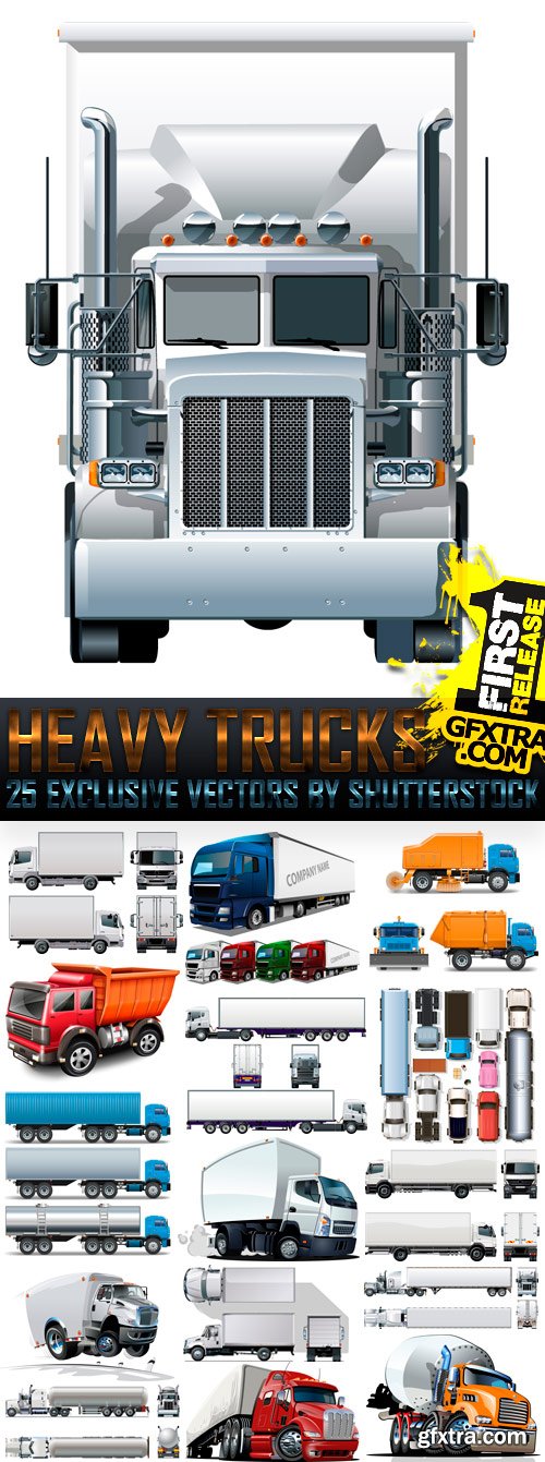 Amazing SS - Heavy Trucks, 25xEPS