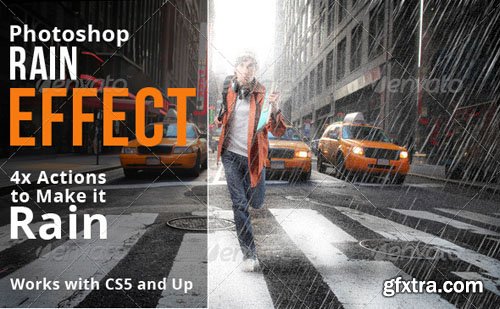 GraphicRiver - Rain Effect Photoshop Actions 6714180