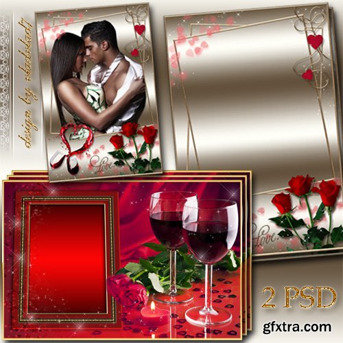 Romantic frame for photo - Love as old wine