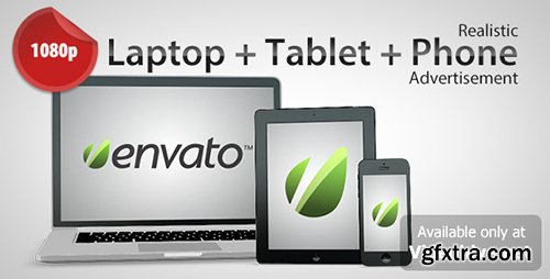 Videohive Laptop + Tablet + Phone Advertisement 5215280