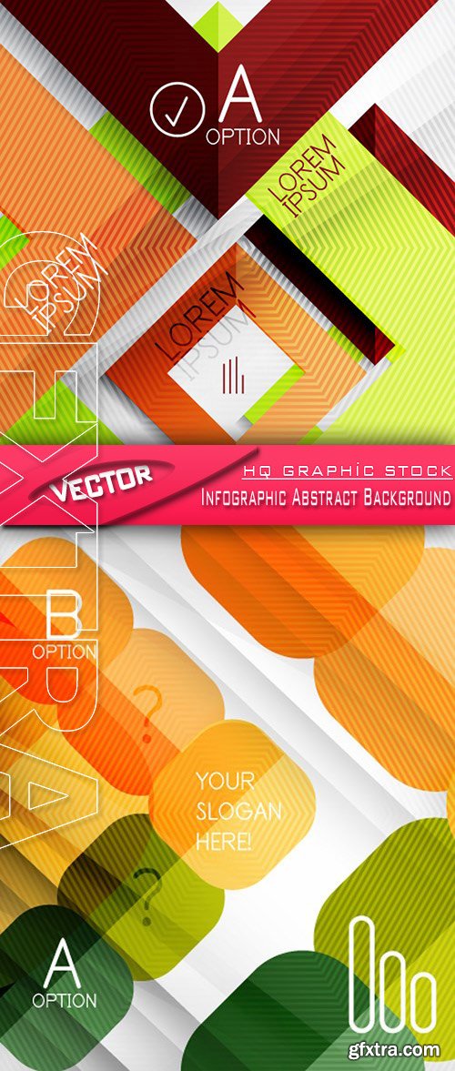 Stock Vector - Infographic Abstract Background