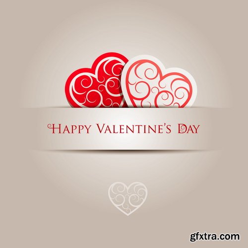 Amazing SS - Valentines day background, 25xEPS