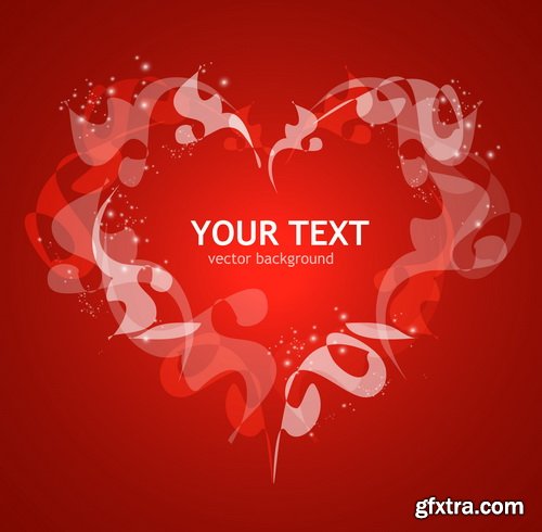 Amazing SS - Valentines day background, 25xEPS