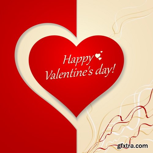 Amazing SS - Valentines day background, 25xEPS