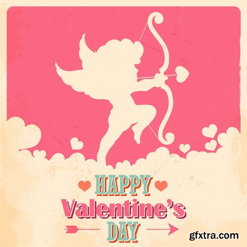 Amazing SS - Valentines day background, 25xEPS