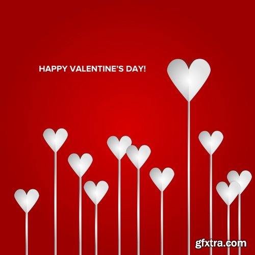 Amazing SS - Valentines day background, 25xEPS