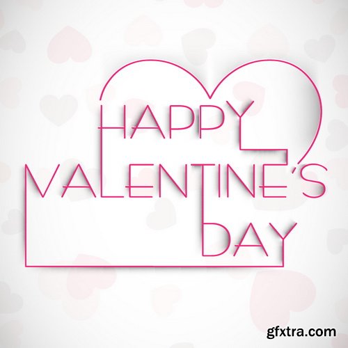 Amazing SS - Valentines day background, 25xEPS