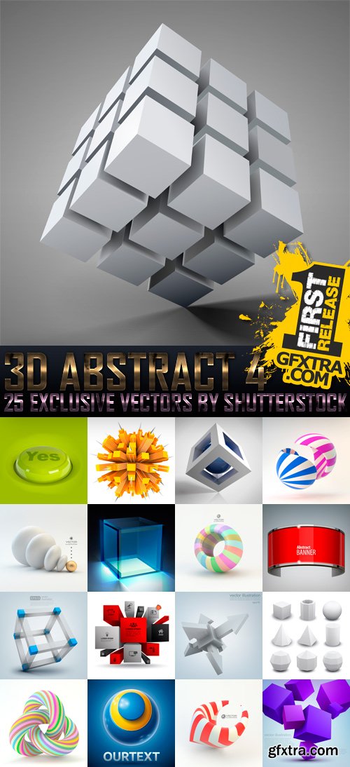 Amazing SS - 3D Abstract 4, 25xEPS