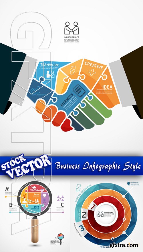 Stock Vector - Business Infographic Style