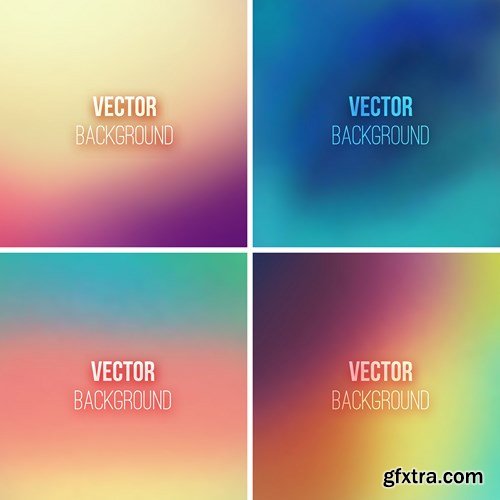 Stock Vector - Colorful Blurred Backgrounds