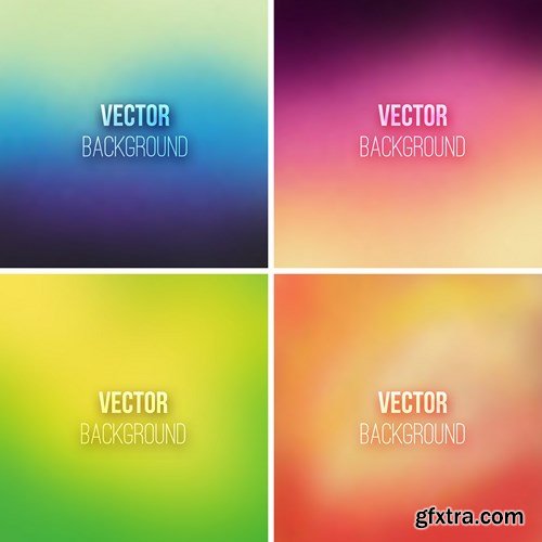 Stock Vector - Colorful Blurred Backgrounds