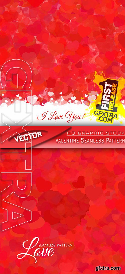 Stock Vector - Valentine Seamless Pattern