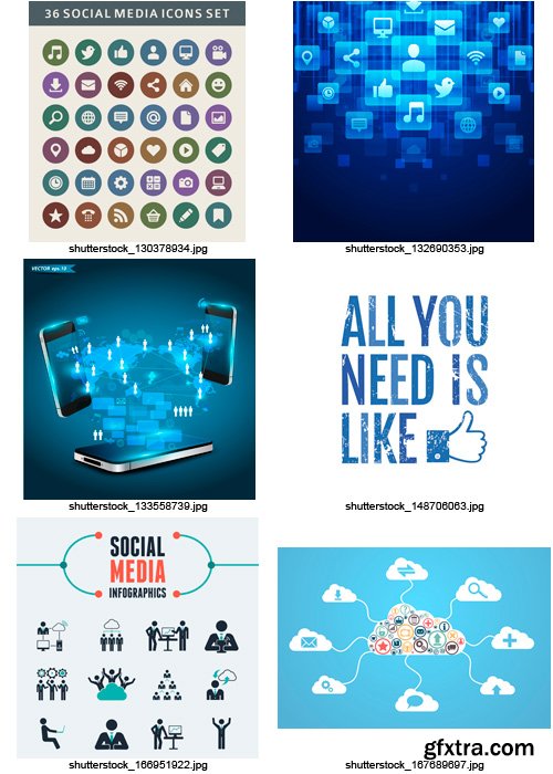 Amazing SS - Social Media 2, 25xEPS