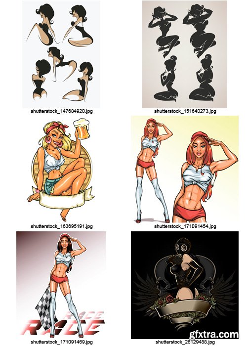 Amazing SS - Pin-Up Girls, 25xEPS