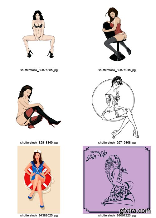 Amazing SS - Pin-Up Girls, 25xEPS