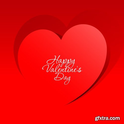 Amazing SS - Bright Valentine day background, 25xEPS