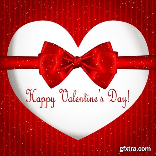 Amazing SS - Bright Valentine day background, 25xEPS