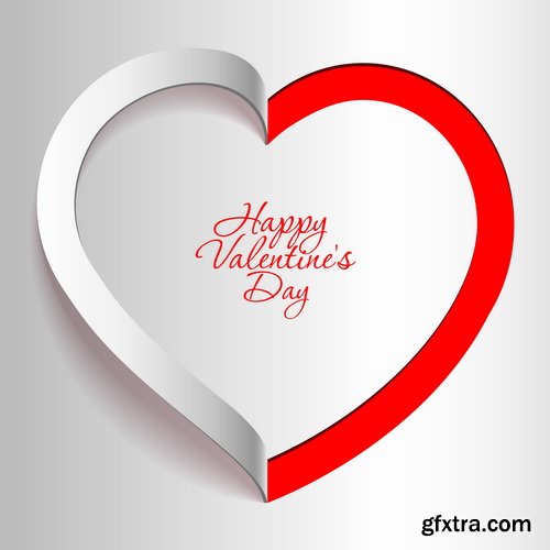 Amazing SS - Bright Valentine day background, 25xEPS