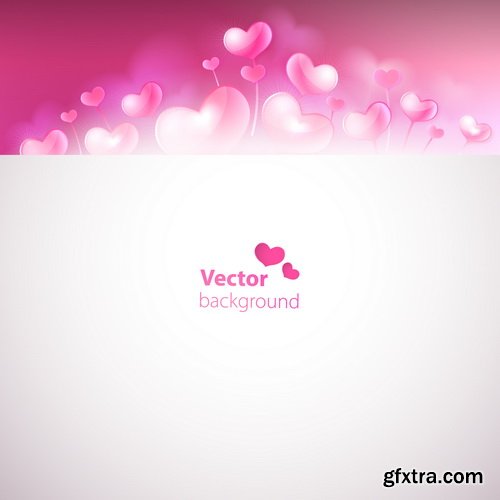 Amazing SS - Bright Valentine day background, 25xEPS