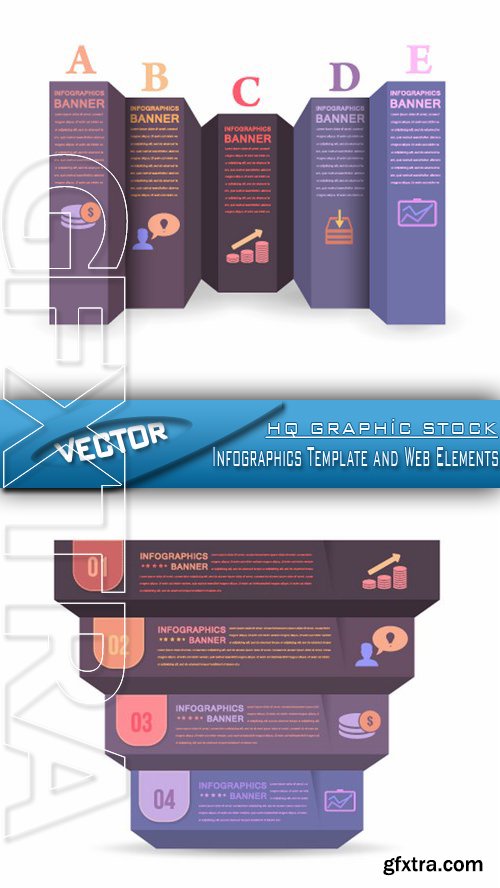 Stock Vector - Infographics Template and Web Elements