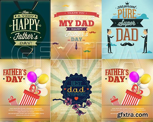 Vectorious - Fathers Day Vector Collection 1