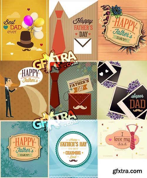 Vectorious - Fathers Day Vector Collection 1