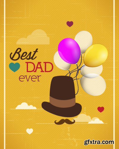 Vectorious - Fathers Day Vector Collection 1