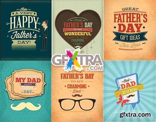 Vectorious - Fathers Day Vector Collection 1