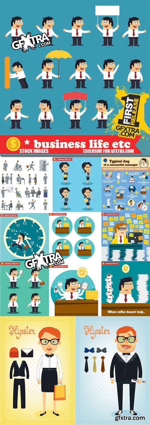 Business life 25xEPS