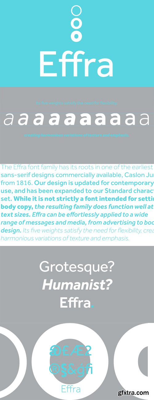 Effra Font Family - 10 Fonts for $440!