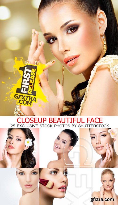 Amazing SS - Closeup beautiful face, 25xJPGs