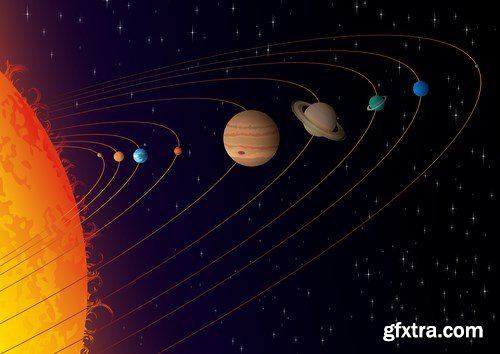 Solar Syatem Infographics - 25x EPS