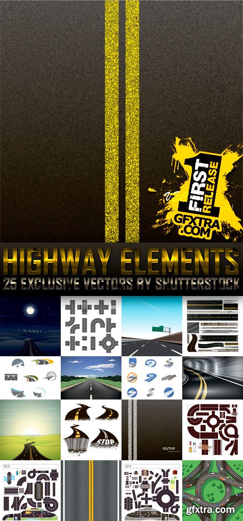 Amazing SS - Highway Elements, 25xEPS