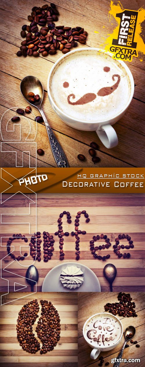 Stock Photo - Decorative Coffee