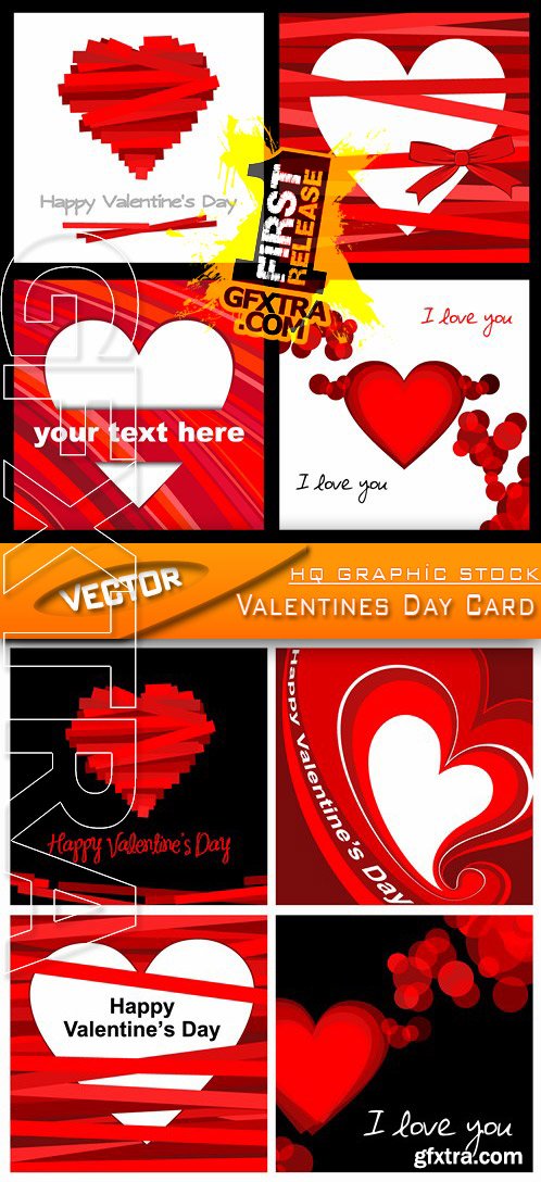 Stock Vector - Valentines Day Card