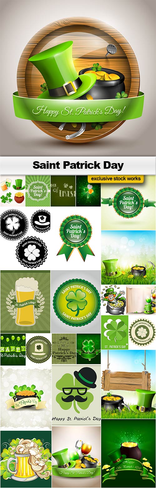 Saint Patrick`s Day - 25x EPS