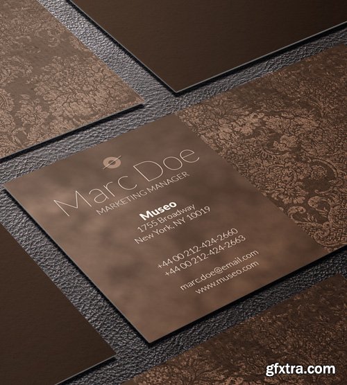 Brown Vintage Business Card Template