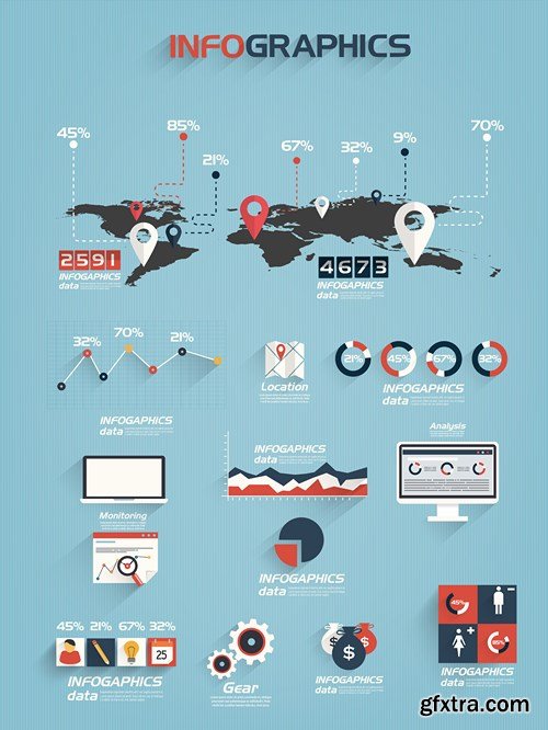 Stock Vector - SEO Data Analysis