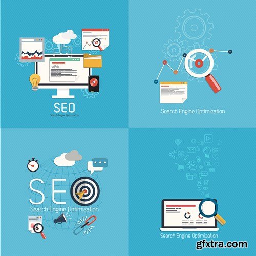 Stock Vector - SEO Data Analysis