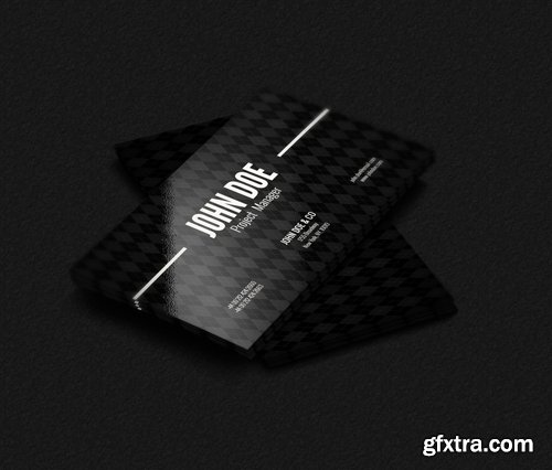 Black Stylish Business Card